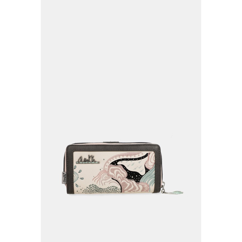 Psicodelic large RFID wallet