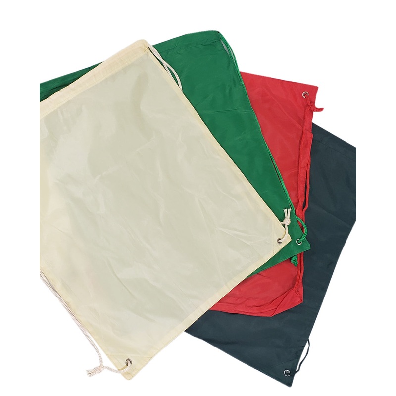 48 ct Large Drawstring Backpacks Sport Cinch Bags - ASSORTED COLOR PACK (CLOSEOUT)