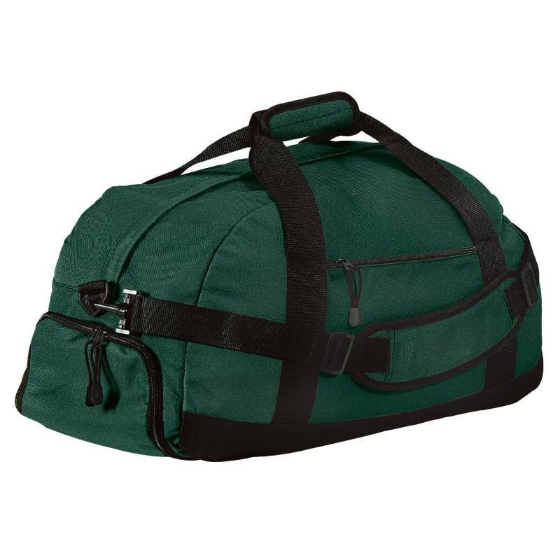 600 Denier Polyester Large Duffel With Zip Pockets