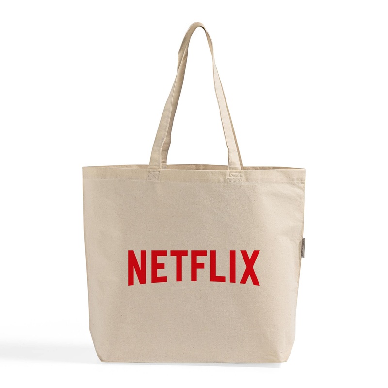 Cotton Organic Over-the-Shoulder Custom Tote Bag with Your Logo