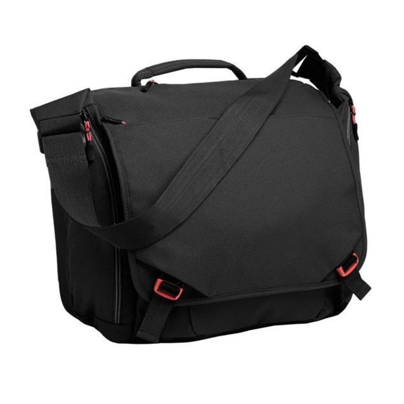 Cyber Messenger Bag with Laptop Sleeve up to 15 in