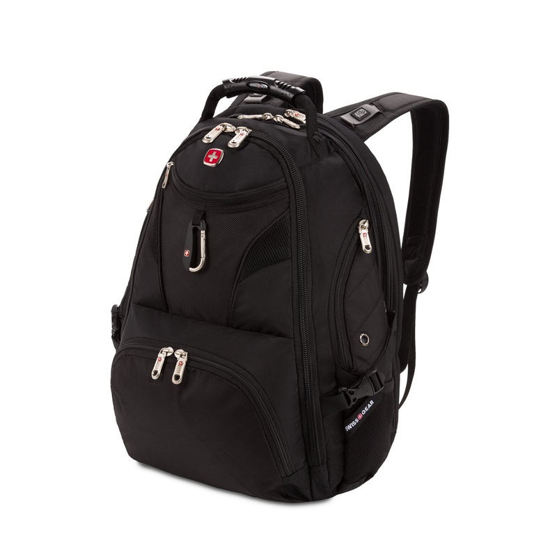 SWISSGEAR 1900 Embroid ScanSmart Laptop Backpack in Black