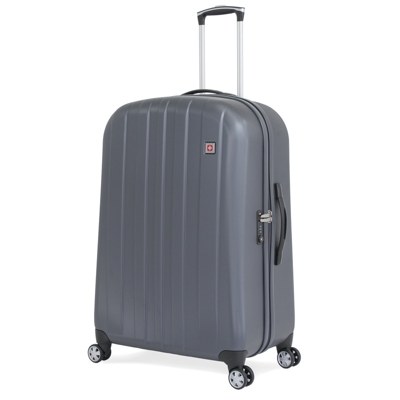 SWISSGEAR 6151 Large Checked Spinner in Grey