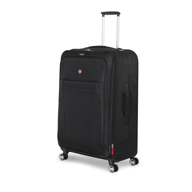 SWISSGEAR 6305 Large Checked Spinner in Black