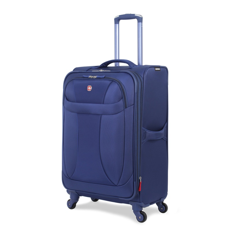 SWISSGEAR 7208 Medium Checked Spinner in Blue