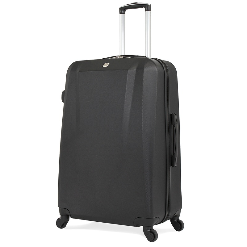 SWISSGEAR 6072 Large Checked Spinner in Black
