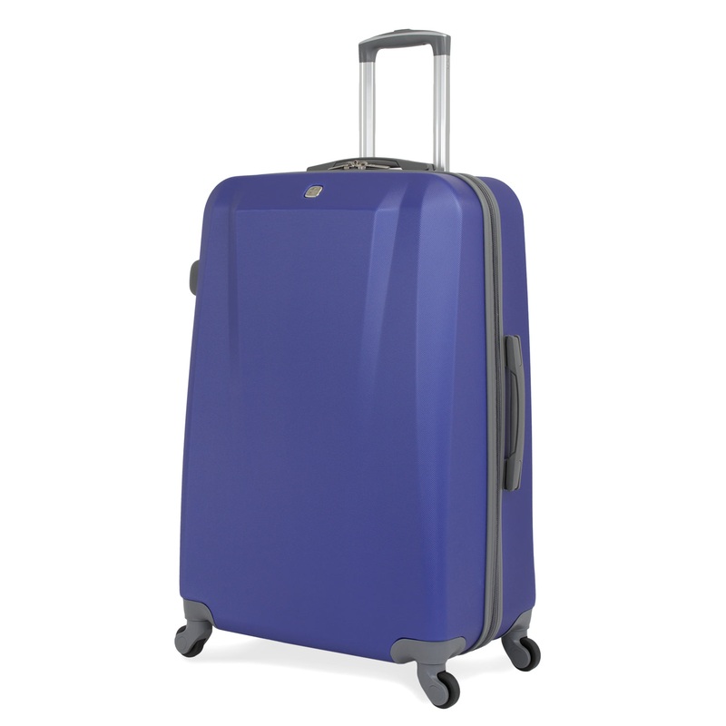 SWISSGEAR 6072 Large Checked Spinner in Blue