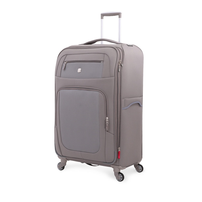 SWISSGEAR 6570 Large Checked Spinner in Grey