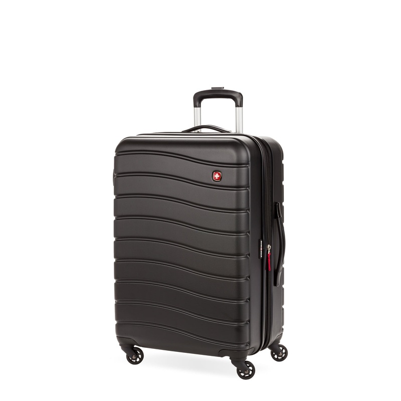 SWISSGEAR 7790 Medium Checked Spinner in Black