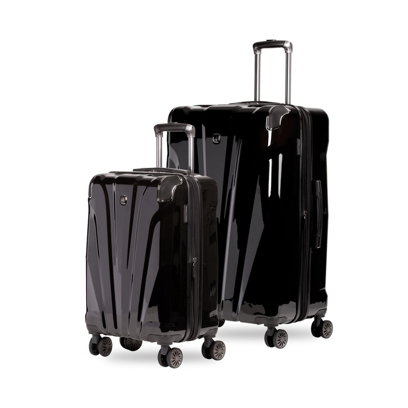 SWISSGEAR Cascade 2-Piece Spinner Set in Dark Grey