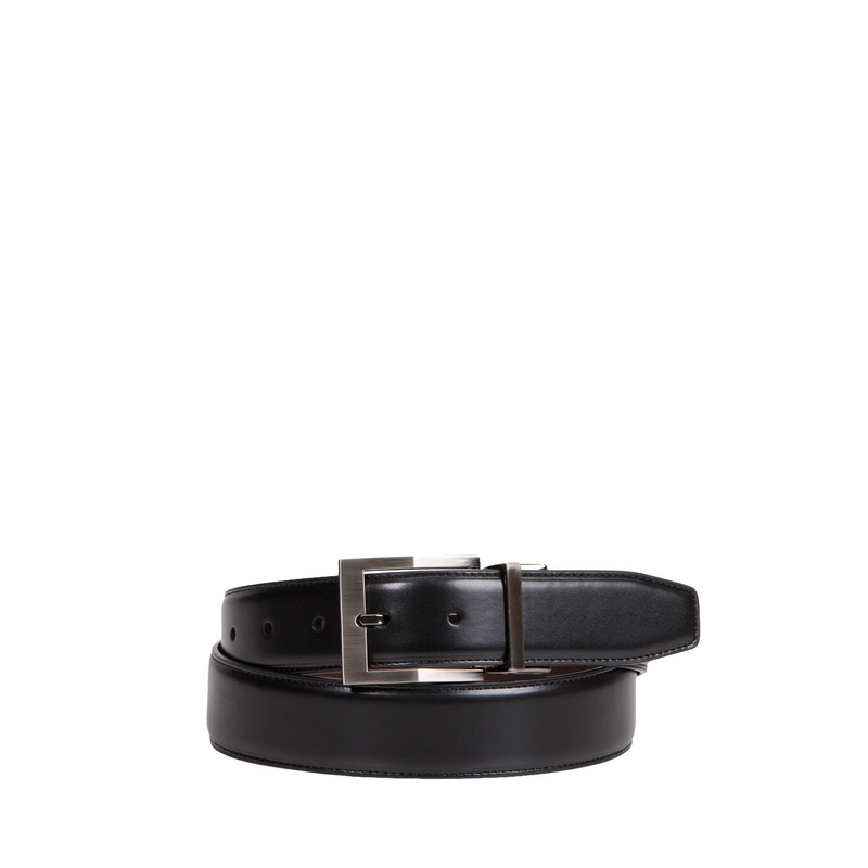 SWISSGEAR Contemporary Reversible XLarge Leather Belt in Black/Brown