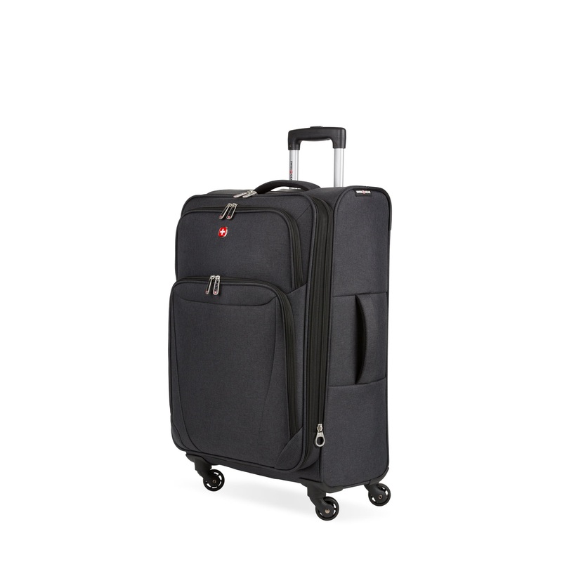 SWISSGEAR Precision Medium Checked Spinner in Grey