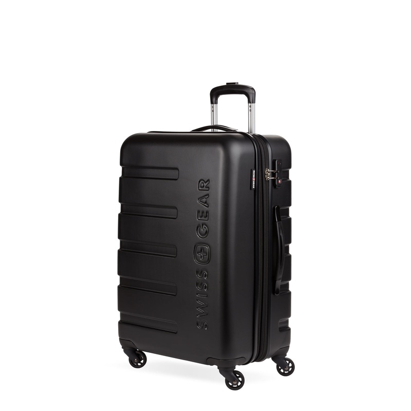 SWISSGEAR Signature Medium Checked Spinner in Black