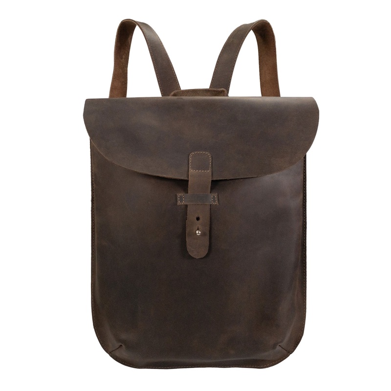 Rounded Laptop Backpack with Adjustable Straps