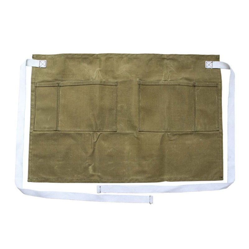Waxed Canvas Waist Apron