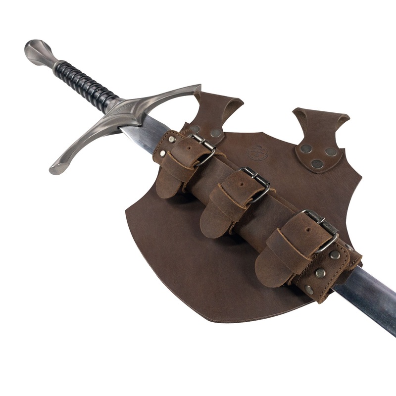 Medieval Sword Frog with Double Belt Loop