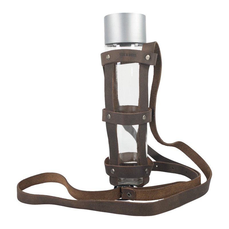 Riveted Bottle Carrier (Bottle Included)
