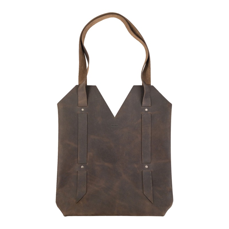 Riveted Tote Bag for Women with Shoulder Straps