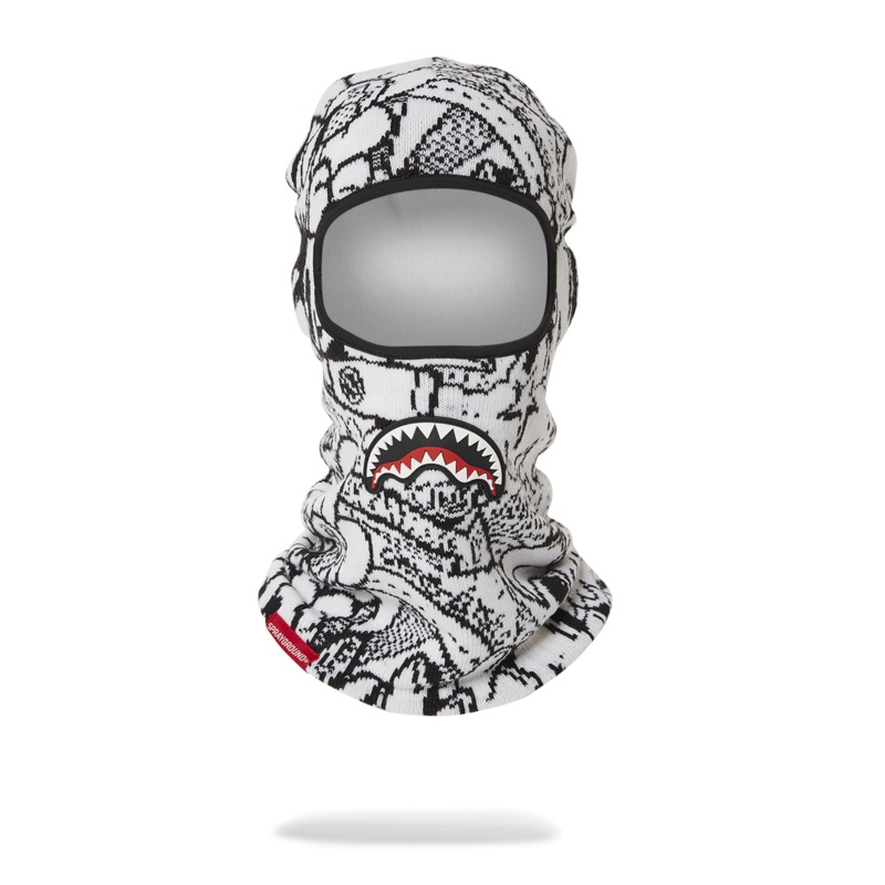 DOODLE SHARK SKI MASK