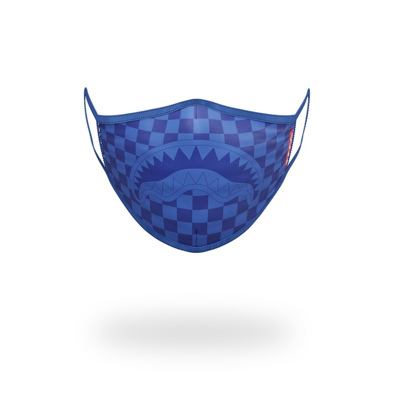 SHARKS IN PARIS (BLUE) FORM-FITTING MASK