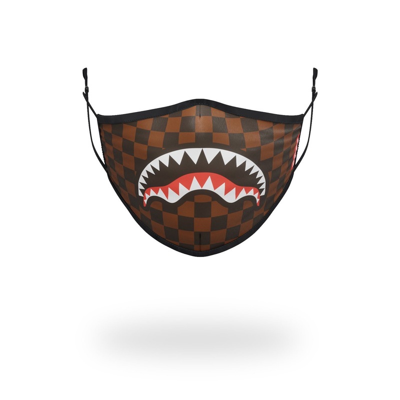 SHARKS IN PARIS (BROWN) FORM-FITTING MASK