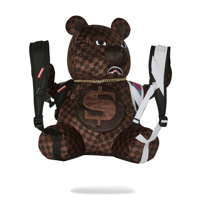 BEAR WEARING BACKPACK AS A BACKPACK