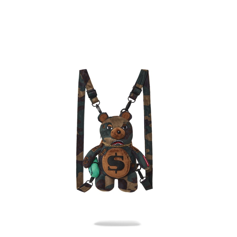 BEARCUB BACKPACK - CAMOCHECK MONEYBEAR