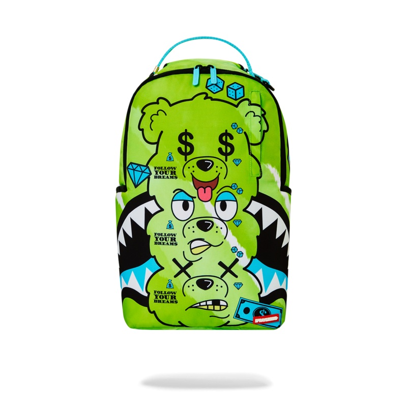 MONEY BEAR SEEING TRIPLE DLXSR BACKPACK