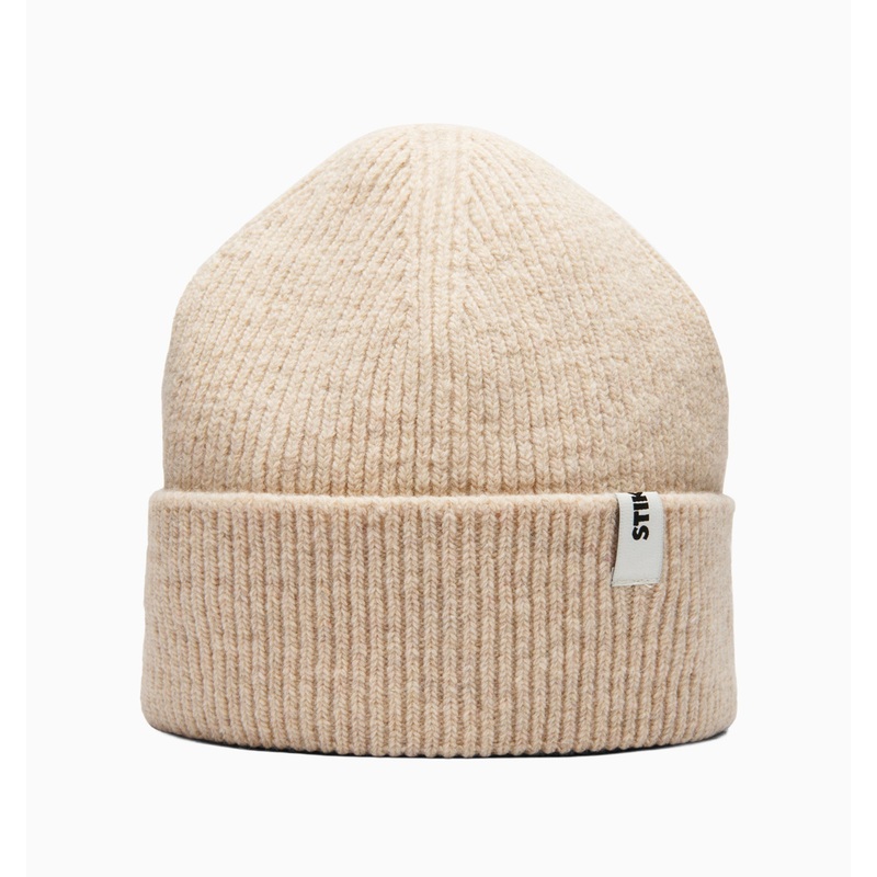 Stiksen Beanie 02 Rewool Sand