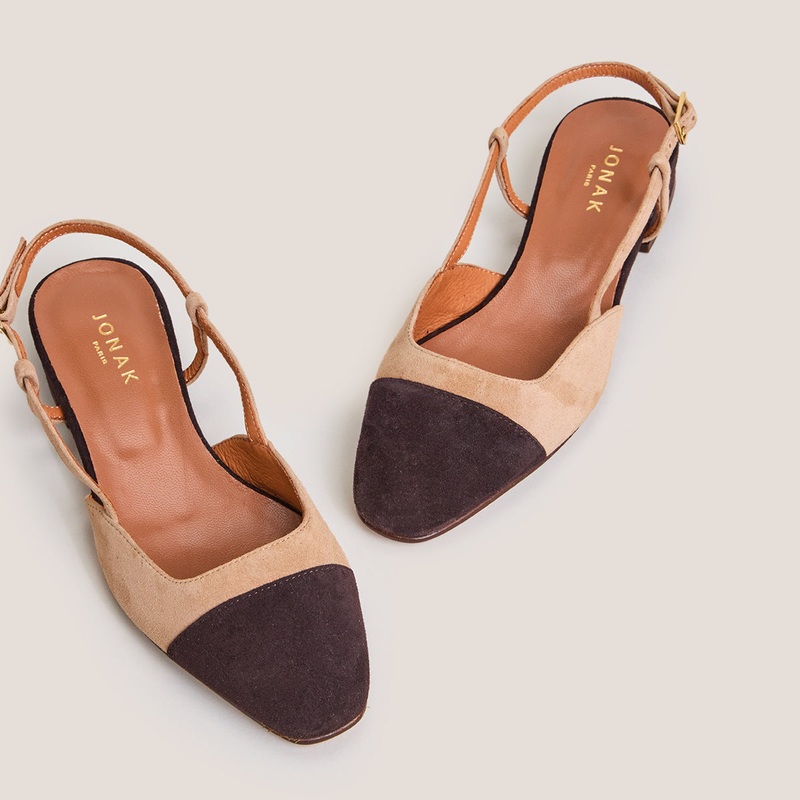 264-rs Dhapou Velours/velou Marron-Fonce-camel