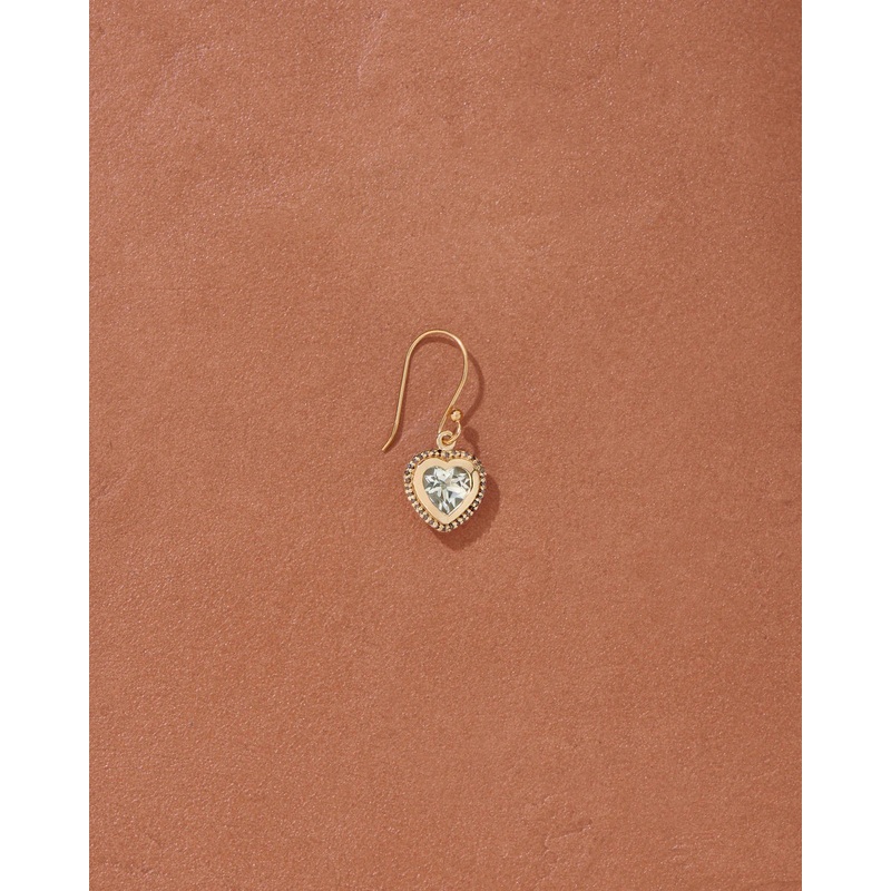 Earring Gini Gini Boucles Amethyste-Verte