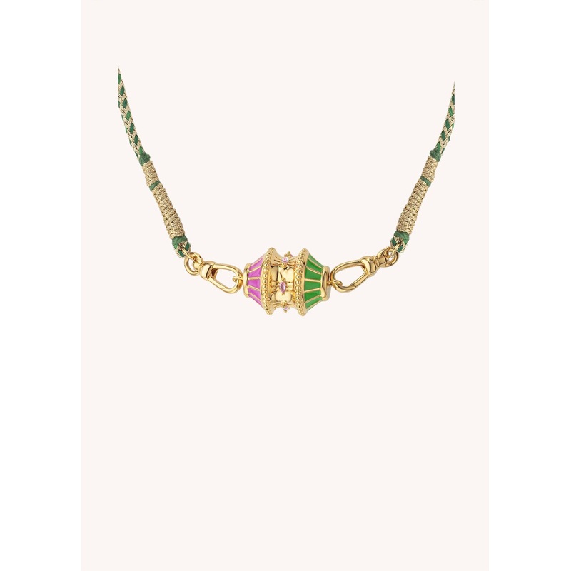 Necklace Big Talisman Co-272g Gold