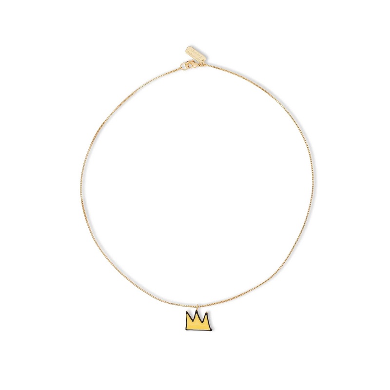 Necklace Crown Of Basquiat Crown Gold