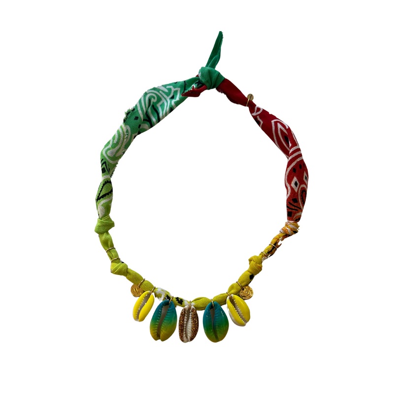 Necklace Good Menthe Good Menthe Roug Multi-Coquillage