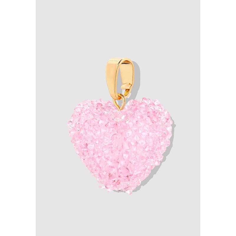 Necklace Jelly He Jelly Heart P Baby-Pink-G