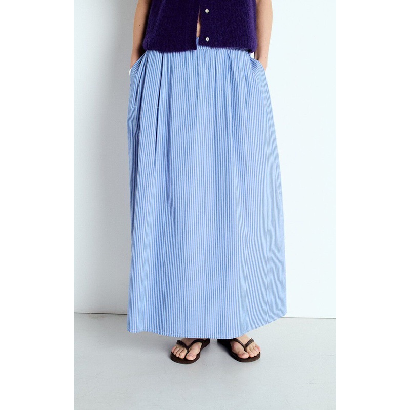 Skirt Zat13a Rayures-Aqua
