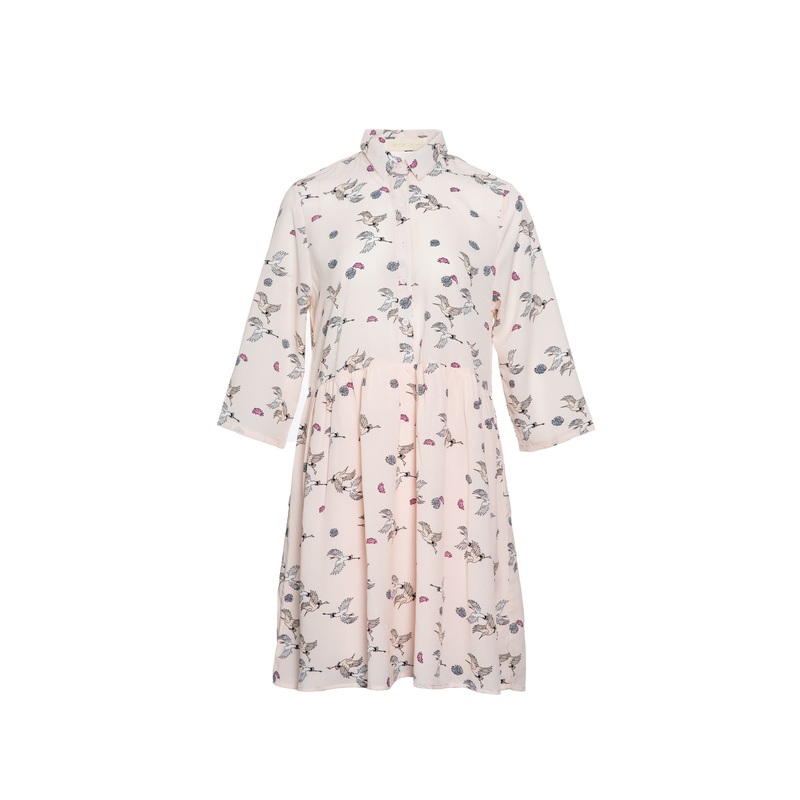 Bird Print Dress