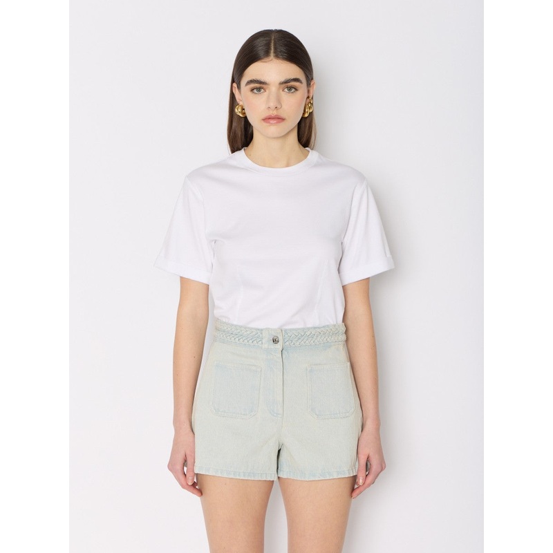 Denim Shorts 20psasha Light-Blue-Denim