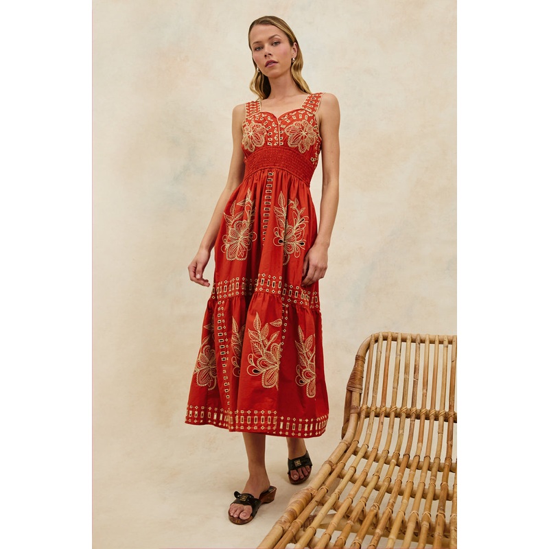 Dress Fawn 7856 Terracotta