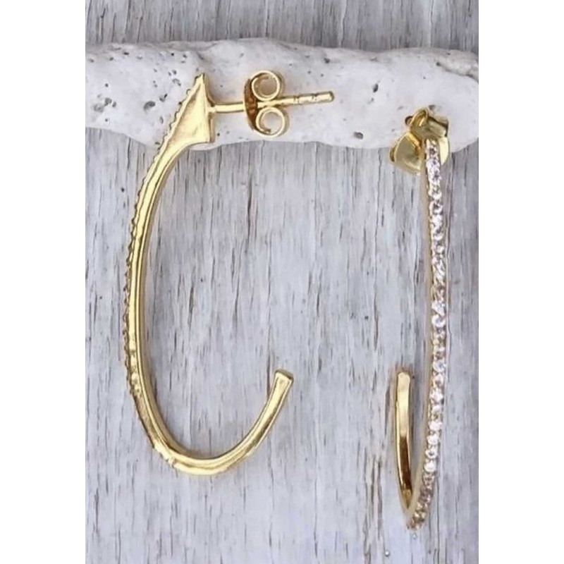Earring 18jud Jude Creole Gold