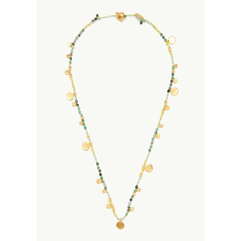 N38a-g Necklace Smarties Short Zoisite