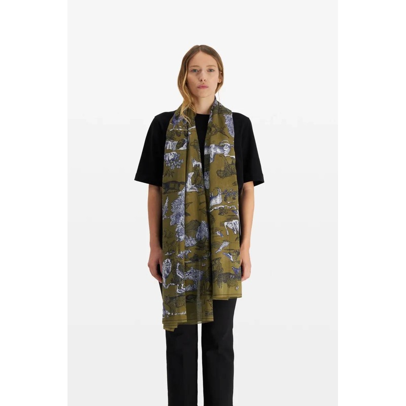 Scarf Scarf Etole 100 Reverie Khaki Et17rev20 Khaki-Kaki
