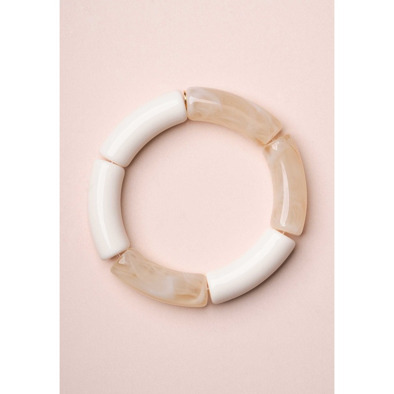 Bangle 23pabr01 Lithos Jonc White