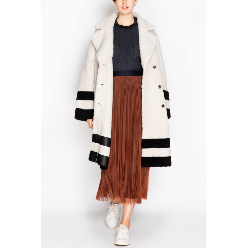 Double Breasted Fur Coat