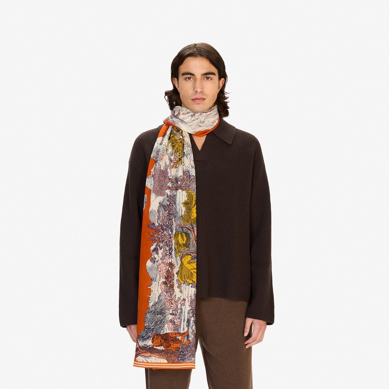 Scarf Et22his08 Orange