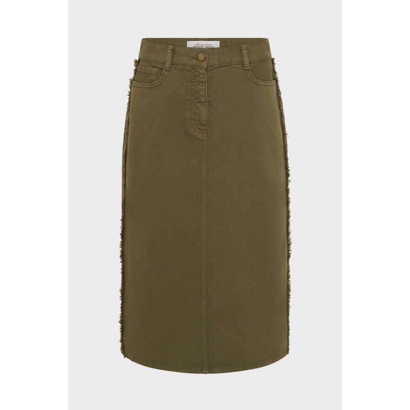 Skirt Donna Dbj23b326 Khaki-Green