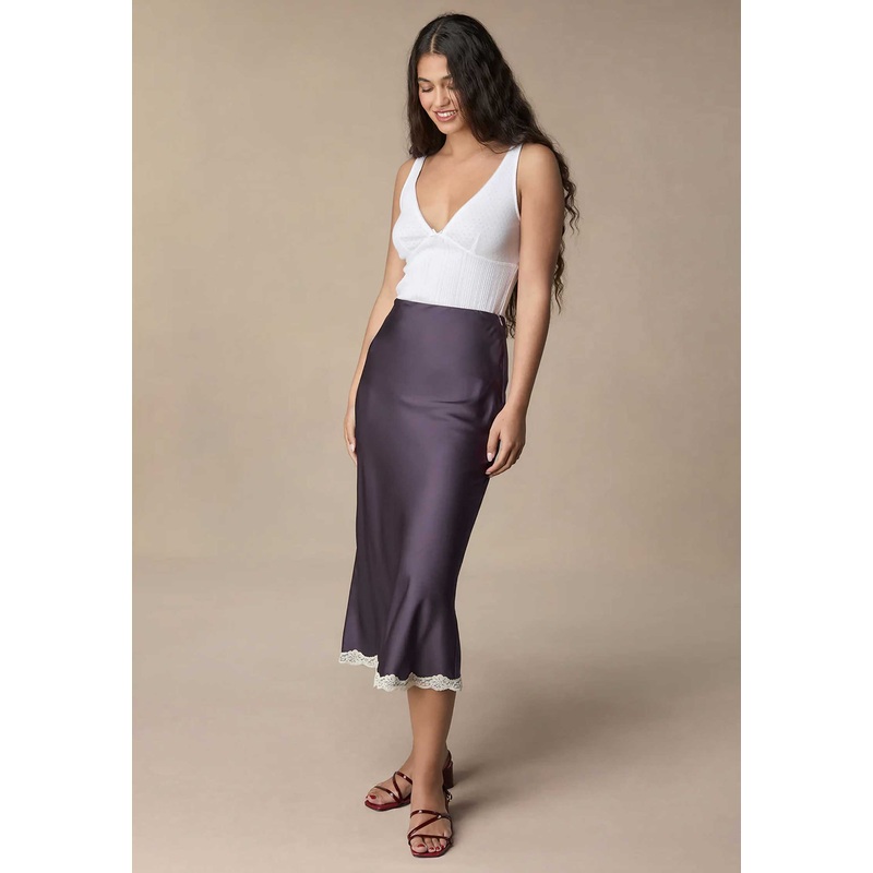 Skirt Salia Aubergine