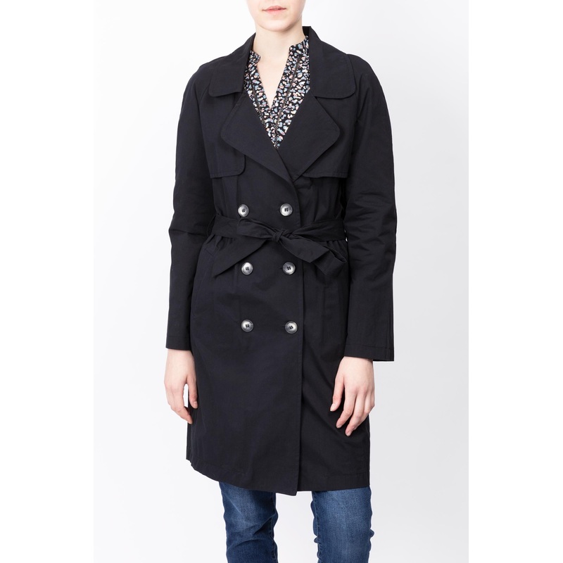 Tie-waist Trench Coat