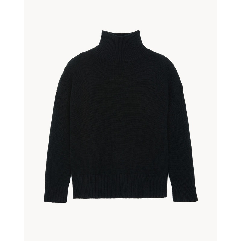 Turtleneck Knitted F206 Ulla Noir