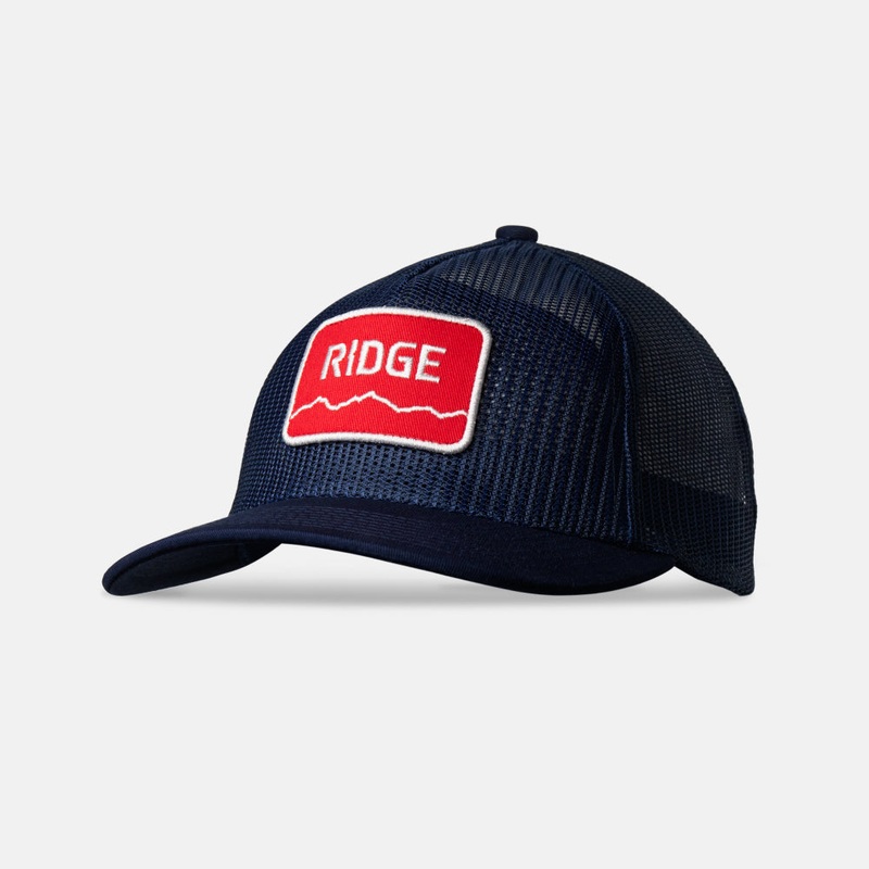 Ridge Mesh Trucker Snapback - Alpine Navy